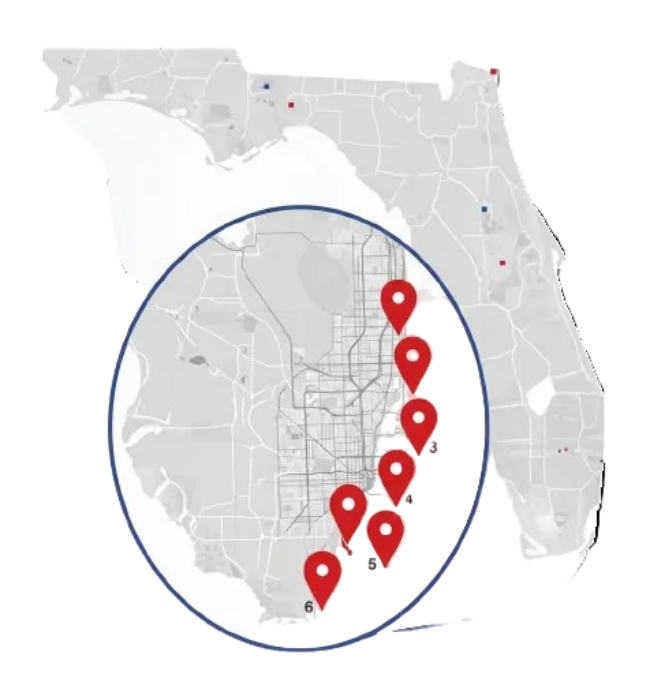 South Florida Map